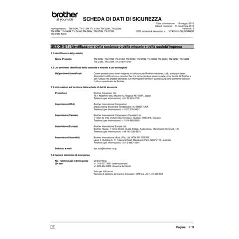 Toner 325 Brother magenta  TN-325M
